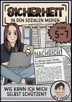 Vorschau - Stundenentwürfe - Sichere Social-Media-Nutzung - Klasse 5,6,7, Ethik & Medienbildung - Deckblatt