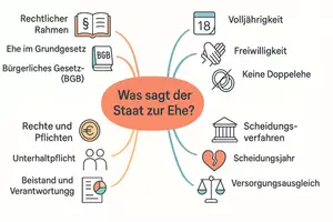 Vorschau - Arbeitsblätter - AB mit Fragen zum Thema "Ehe" + Lösungsblatt + Mindmap + Infografik - Seite 2