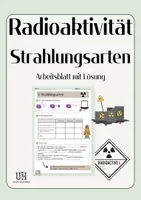 Vorschau - Arbeitsblätter - Radioaktivität Strahlungsarten - Deckblatt
