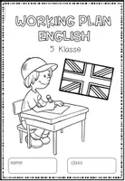 Vorschau - Arbeitsblätter - Arbeitsheft / Arbeitsplan / Übungsheft bei Schulschließung ENGLISCH 5. Klasse für 33 Tage - Seite 1
