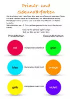 Vorschau - Mal- und Bastelvorlagen - Franz Marc Kunstunterricht Klasse 3- Klasse 5. Das blaue Pferd - Seite 2