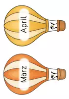 Vorschau - Anderer Materialtyp - Geburtstagskalender Heißluftballon Pinguinklasse - Seite 2
