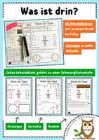 Vorschau - Arbeitsblätter - Brüche üben Kl. 5–7 | differenziert inkl. Lösungen - Seite 1
