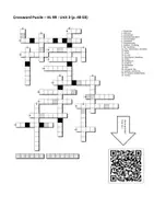 Vorschau - Arbeitsblätter - Vokabeln üben mit Kreuzworträtseln Faltblatt u interaktiv HL 9R U3 48-50 - Seite 1