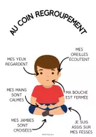 Aperçu - Apprentissages en autonomie - Posture au coin regroupement - Page de couverture
