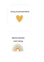 Vorschau - Bildkarten - 8 Affirmationskarten - Deckblatt