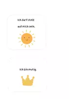 Vorschau - Bildkarten - 8 Affirmationskarten - Seite 3