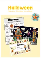 Vorschau - Spiele - Halloween (Boardgame, Klammerkarte, Wimmelbilder) - Deckblatt