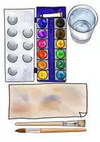 Vorschau - Mal- und Bastelvorlagen - Mein Farbkastenplatz - Visualisierungen zum Aufbau - Seite 3