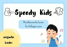 Vorschau - Unterrichtsreihen - Mundharmonika lernen mit Speedy Kids - Deckblatt