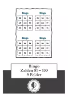 Vorschau - Spiele - Materialpaket Bingo - Zahlen 1 - 100 (9 Felder) - Seite 1