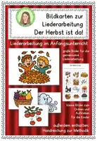 Vorschau - Bildkarten - Bildkarten zur Liederarbeitung "Der Herbst ist da!" - Deckblatt