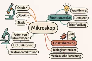 Vorschau - Arbeitsblätter - Arbeitsblatt "Mikroskop" + Onlineübung & MP3 + Mindmap + Infografik - Seite 2