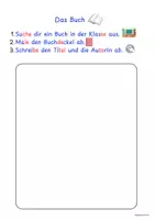 Vorschau - Arbeitsblätter - Aufbau eines Buches – Arbeitsblätter & Tafelmaterial - Seite 2