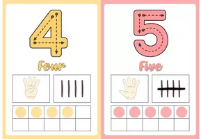 Vista previa - Decoración del aula - Number flashcards - página 3