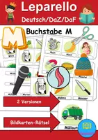 Vorschau - Unterrichtsreihen - Materialpaket - Buchstabe M XXL Paket Wortschatzpaket - DaZ/DaF, Deutsch, Sachunterricht (Grundschule) - Seite 1