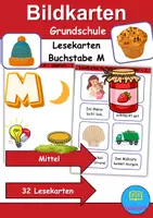 Vorschau - Unterrichtsreihen - Materialpaket - Buchstabe M XXL Paket Wortschatzpaket - DaZ/DaF, Deutsch, Sachunterricht (Grundschule) - Seite 1