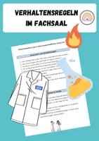 Vorschau - Merkblätter - Verhaltensregeln im Fachsaal - Sicherheitsbelehrung - Deckblatt