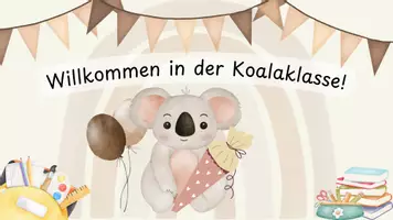 Vorschau - Präsentationen/Tafelbilder - Digitales Tafelbild Willkommen in der Koalaklasse - Seite 3