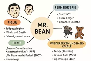 Vorschau - Arbeitsblätter - Lernposter + Arbeitsblätter zum Thema "Mr. Bean" + Lösung & MP3 + Mindmap + Infografik - Seite 3