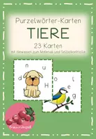 Vorschau - Aufgabenkarten - Purzelwörter-Karten Tiere - Deckblatt
