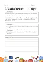 Vorschau - Anderer Materialtyp - Start ins neue Schuljahr - Brief an mich - Ferieninterview - 2 Wahrheiten eine Lüge Ferienedition - Seite 3