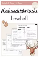 Vorschau - Arbeitsblätter - Leseheft "Weihnachtsbräuche" (2. Klasse - 4. Klasse) - Deckblatt