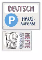 Vorschau - Anderer Materialtyp - Schilder für das Klassenzimmer - Seite 1