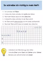Vorschau - Arbeitsblätter - So schreibe ich in mein Heft (Hefteinträge: Deutsch&Mathe, Lineatur 3 und 4) - Seite 2