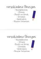 Vorschau - Arbeitsblätter - verschiedene Aufgaben - Mal, Geteilt, Punkt vor Strich - Seite 2