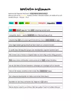 Vorschau - Arbeitsblätter - Digitales Arbeitsblatt Wortarten (exkl. Adverbien, Interjektionen) - Seite 1