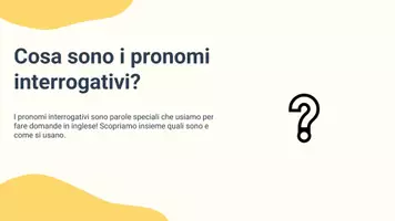 anteprima - Presentazioni / Lavagne - Formulare domande con pronomi interrogativi - Pagina 2