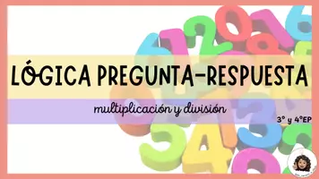 Vista previa - Refuerzo / NEE / Materiales de apoyo - Pregunta-respuesta: multiplicación y división (3º y 4ºEP) - Portada
