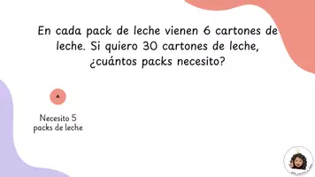 Vista previa - Refuerzo / NEE / Materiales de apoyo - Pregunta-respuesta: multiplicación y división (3º y 4ºEP) - página 2