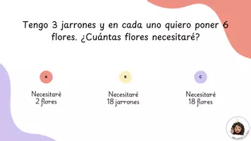 Vista previa - Refuerzo / NEE / Materiales de apoyo - Pregunta-respuesta: multiplicación y división (3º y 4ºEP) - página 3