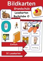 Vorschau - Unterrichtsreihen - Materialpaket - Buchstabe O XXL Paket Wortschatzpaket - DaZ/DaF, Deutsch, Sachunterricht (Grundschule) - Seite 1