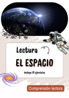 Vista previa - Hojas de trabajo - Lectura y ejercicios "Explorando el espacio" - Portada
