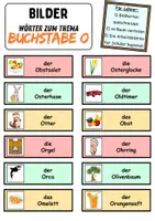 Vorschau - Unterrichtsreihen - Laufdiktat / Schleichdiktat Buchstabe O - DaZ/DaF, Deutsch (Diktat) - Seite 2