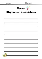 Vorschau - Stationenlernen - Rhythmus-Wörter in der Grundschule (PDF Arbeitsblätter) - Seite 3