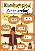 Vorschau - Spiele - Kürbis-Rechnen Rechenspiel Zahlenraum bis 20 Mathematik - Deckblatt