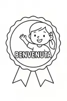 anteprima - Materiale di supporto/inclusione - Coccarde per il Primo Giorno di Scuola! - Pagina 1