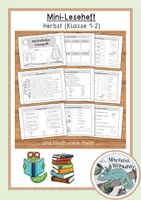 Vorschau - Arbeitsblätter - Mini-Leseheft - Herbst (1. und 2.Klasse) - Deckblatt