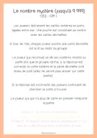 Aperçu - Jeux - Jeu nombre mystère jusqu'à 9 999 - Page 1