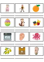 Vorschau - Mal- und Bastelvorlagen - Wörterliste Buchstabe O - DaZ/DaF, Deutsch (Grundschule) Kartenspiel - Seite 2
