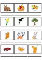 Vorschau - Mal- und Bastelvorlagen - Wörterliste Buchstabe O - DaZ/DaF, Deutsch (Grundschule) Kartenspiel - Seite 3