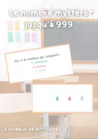 Aperçu - Jeux - Jeu du Nombre mystère jusqu'à 999 - Page de couverture