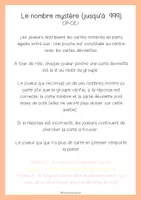 Aperçu - Jeux - Jeu du nombre mystère jusqu'à 99 - Page 1