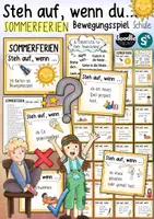 Vorschau - Spiele - Sommerferien - Steh auf, wenn du ... Bewegungsspiel - Deckblatt
