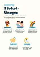 Vorschau - Poster - Poster "5 Sofort-Übungen im Unterricht" - Seite 1