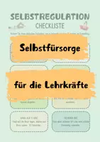 Vorschau - Lehrpläne/Lehrermaterial - Selbstregulation für Lehrkräfte - Deckblatt